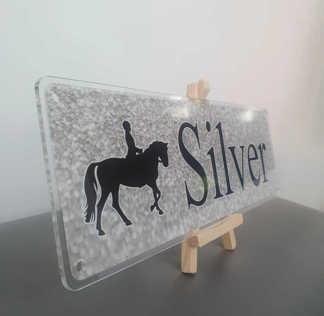 Silver Design Silver Glitter effect Style Background with Black Text