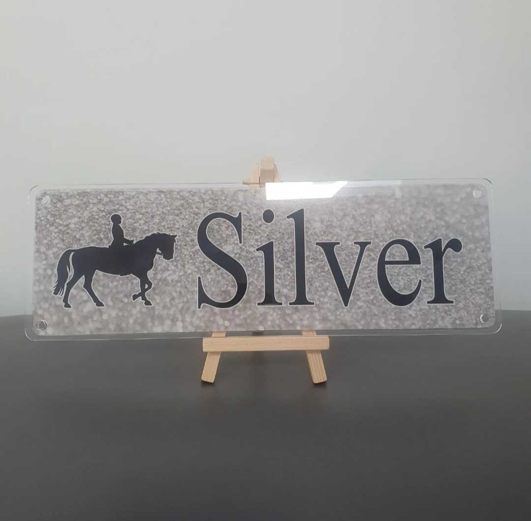 Silver Design Silver Glitter effect Style Background with Black Text