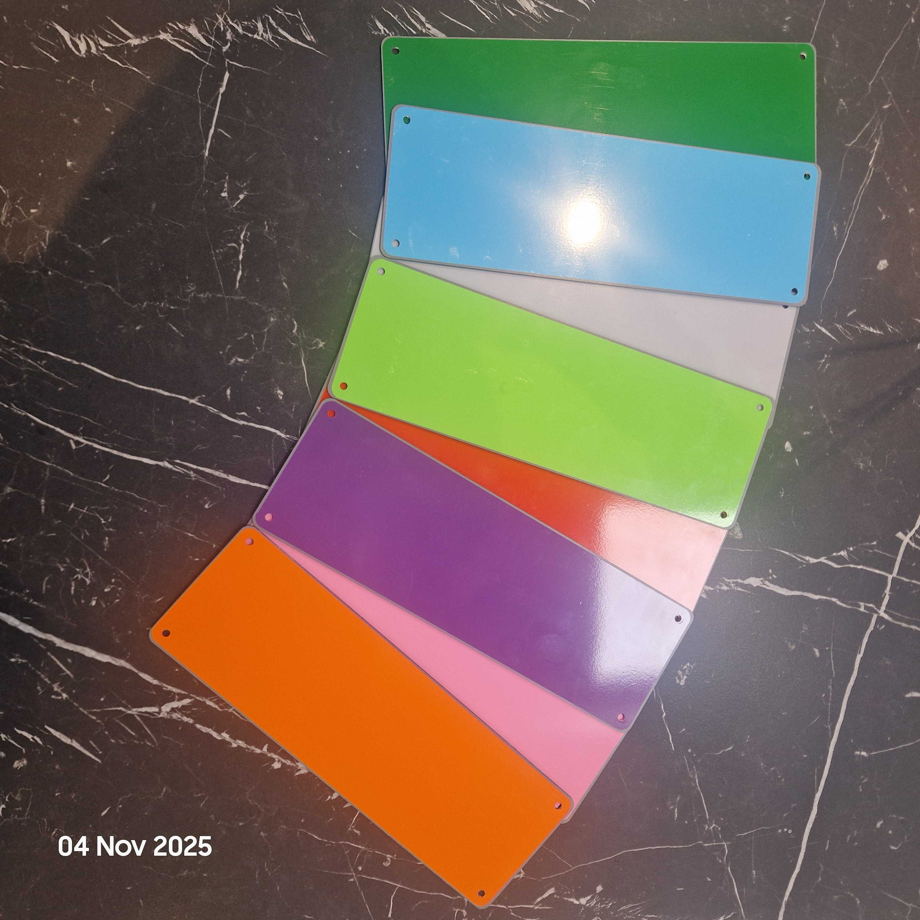 Tags4Nags Laser Horse Stable Sign BACKPLATES ONLY with ALL New Colour